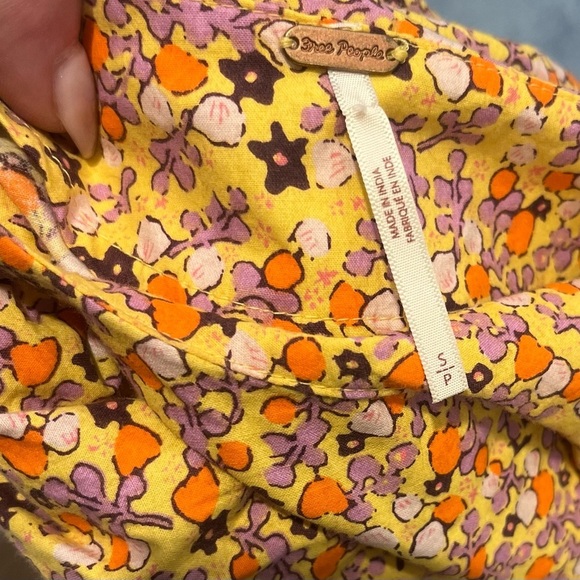 Free people boho French boho mini honey combo pennie puff sleeve dress - Picture 5 of 6